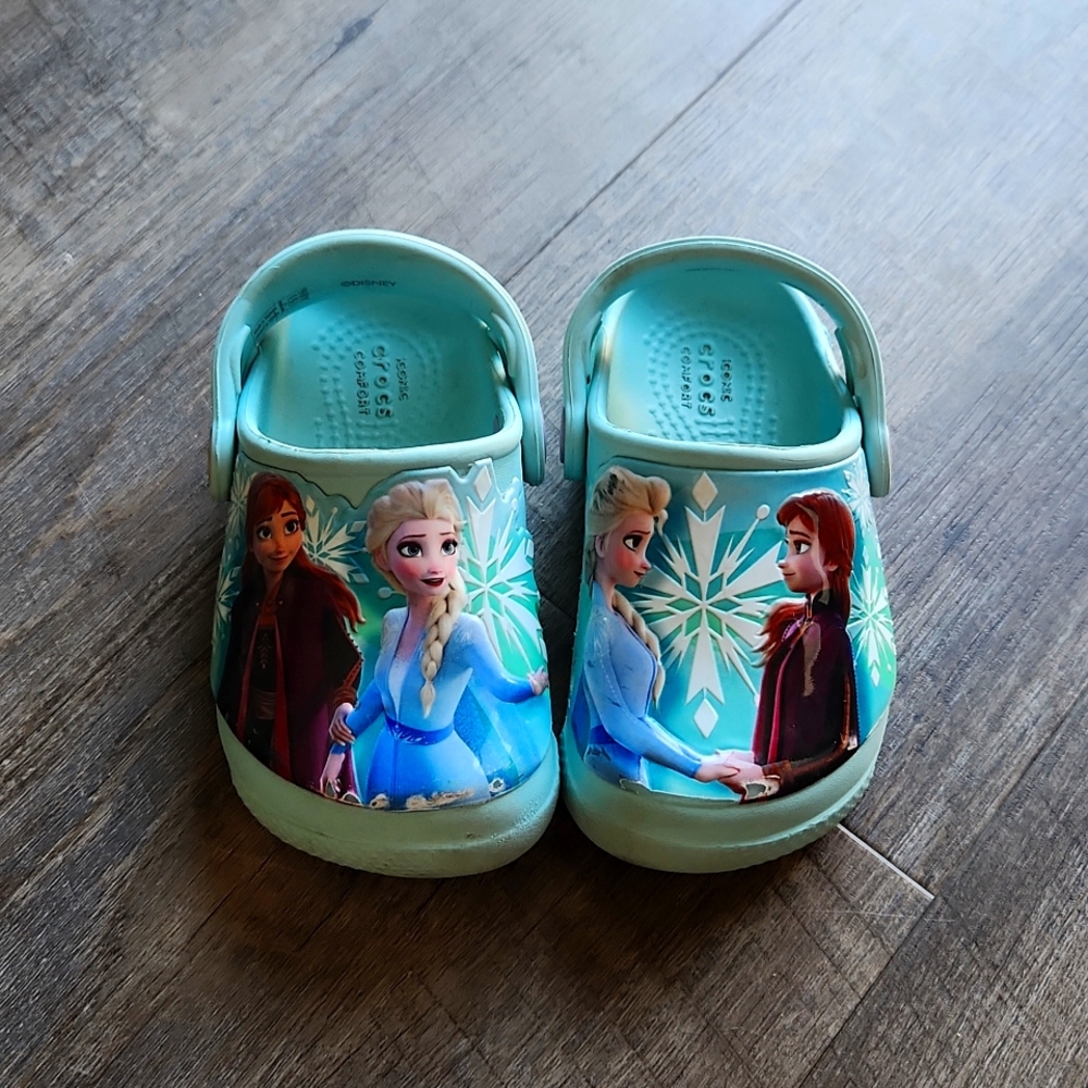 CROCS Kids Frozen Blue Shoes